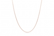 PANDORA Sterling Silver Chain with 14k Rose Gold Plating 45 cm/17.7 in