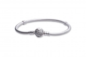 PANDORA Sparkling Heart Bracelet - 590743CZ-18