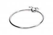 Pandora Moments Winged Heart Bangle