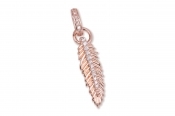 Pandora Sparkling Feather Dangle Charm