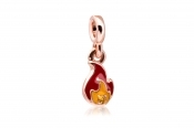 Pandora ME Burning Flame Mini Dangle