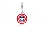 Pandora MARVEL x Pandora The Avengers Captain America Shield Dangle Charm