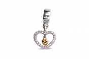 Pandora Forever In My Heart Charm