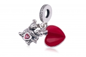 PANDORA Disney Mickey and Minnie With Love Hanging Charm
