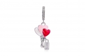 PANDORA Heart Balloons Charm - 798076CZ