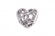 PANDORA Openwork Heart and Beaded Stars Charm - 798462C00