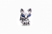 PANDORA Blue-Eyed Fox Charm