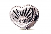 PANDORA All-seeing Eye & Heart Charm