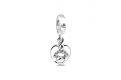Pandora People Friends Forever Heart Dangle Charm - 799294C01