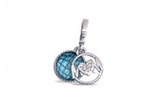 Pandora Glitter Globe Mum Dangle Charm