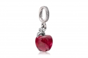 Pandora Murano Glass Red Apple Dangle Charm