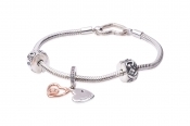 Pandora Entwined Infinite Hearts Bracelet Gift Set