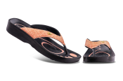 AEROTHOTIC Original Orthotic Comfort Thong Sandal Flip Flops - Mellow Peach - Womens 6