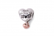 Pandora - Love You Mom Heart Charm  - 788830C00