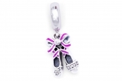 PANDORA Punk Ballerina Shoes Dangle Charm