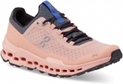 On Running Cloudultra Womens Trail Running Shoes - Rose/Cobalt - 7