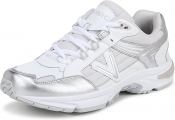 Vionic Womens 23Walk 2.0 Sneaker - White Silver Leather - 10