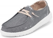 Hey Dude Womens Wendy Boho Loafer - Grey - Size 9