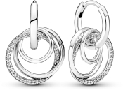 Pandora Family Always Encircled Hoop Earrings