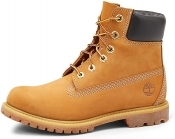 Timberland Womens 6 Inch Premium Waterproof Boots - Wheat Nubuck - 7 W