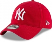New Era 9Twenty NY Yankees Core Classic Adjustable Cap - Red