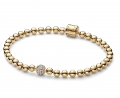 Pandora Beads & Pave Bracelet