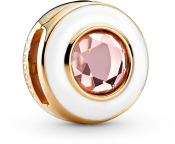 Pandora Reflexions round clip charm in Pandora Shine
