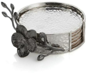 Michael Aram Black Orchid Coaster Set - 110832