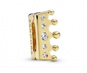 Pandora Reflexions Crown Clip 14k Gold Plated Charm