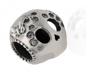 PANDORA Sparkling Skull Charm