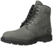 Timberland Mens Six-Inch Basic Boot - Grey Nubuck WP - 10.5 (OPEN BOX)