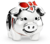 PANDORA Piggy Bank Charm - 791809ENMX