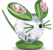 Swarovski Mouse Dulcis Green Figurine - Large