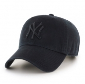 47 Brand NY Yankees Clean Up Baseball Cap - OSF - Black