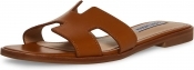 Steve Madden Hadyn Womens Slide - Cognac Leather - 10