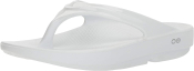 OOFOS Womens OOlala Post Exercise Active Sport Recovery Thong Sandal - White - M6/W8