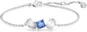 Swarovski Mesmera Bracelet Mixed Cuts Blue Rhodium Plated