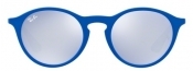 Ray-Ban Blue Gunmetal Grey Lens Sunglasses RB4243-62631U-49