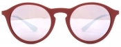 Ray-Ban Bordeaux Gunmetal Pink/Silver Lenses Sunglasses RB4243-6264B5-49