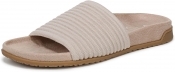 Vionic Womens Evie Knit Slide Sandal - Cream - 10