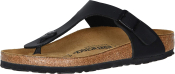 Birkenstock Womens Gizeh Thong Sandal - Black Birko-Flor - Size: 6-6.5 / 37