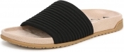 Vionic Womens Evie Knit Slide Sandal - Black - 10