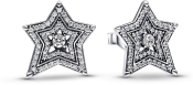 Pandora Celestial Asymmetric Star Stud Earrings