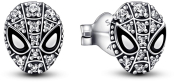 Pandora Marvel Spider-Man Mask Pave Stud Earrings
