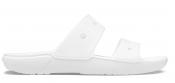 Crocs Unisex Classic Two-Strap Slide Sandals - White - M10/W12