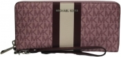 Michael Kors Jet Set Travel Continental Wristlet - Royal Pink Multi