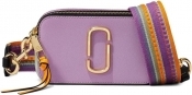 Marc Jacobs Snapshot Color-Blocked Crossbody Bag - Regal Orchid Multi