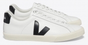 Veja Womens Esplar Leather Sneakers - White/Black - 10