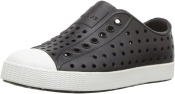 Native Jefferson Kids/Junior Shoes - Jiffy Black/Shell White - J1