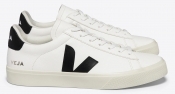 Veja Mens Campo Leather Sneakers - White/Black - 11
